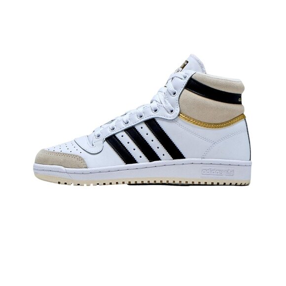 Adidas Top Ten Footwear White / Chalk White / Core Black H00281 Size 6 G